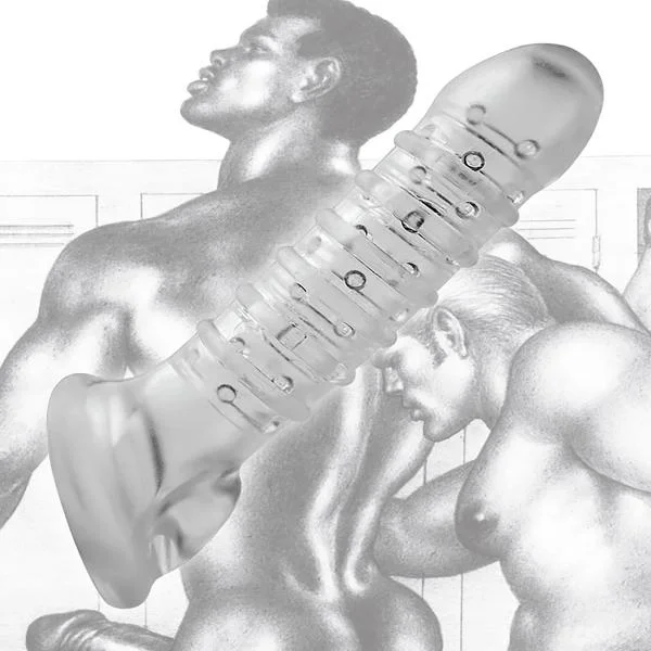 Tom Of Finland Textured Girth Enhancer Clear