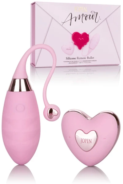 Jopen Amour Remote Controlled Rechargeable Silicone 3" Vibrating Egg