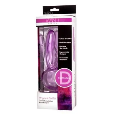 Original Rabbit Dual Stimulation Wand Attachment Purple We Ab935