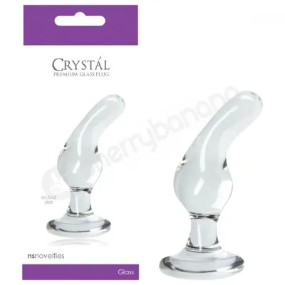 Crystal Premium Clear Glass Butt Plug