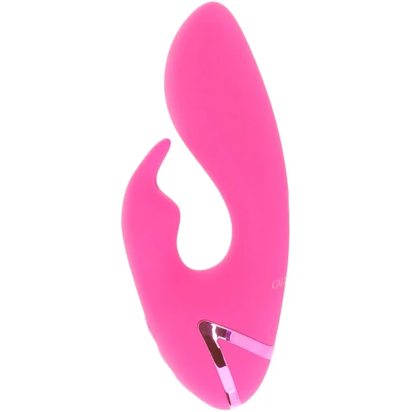 California Dreaming So. Cal Sunshine Rabbit Style Silicone Rechargeable Vibrator by CalExotics