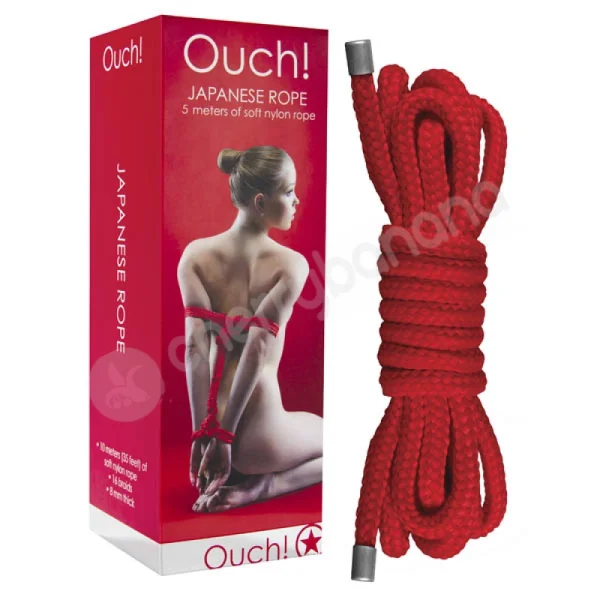 Ouch Red Japanese Rope 5m