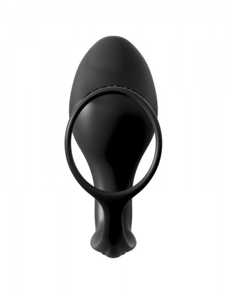 Ass-Gasm Cock Ring Advanced Plug