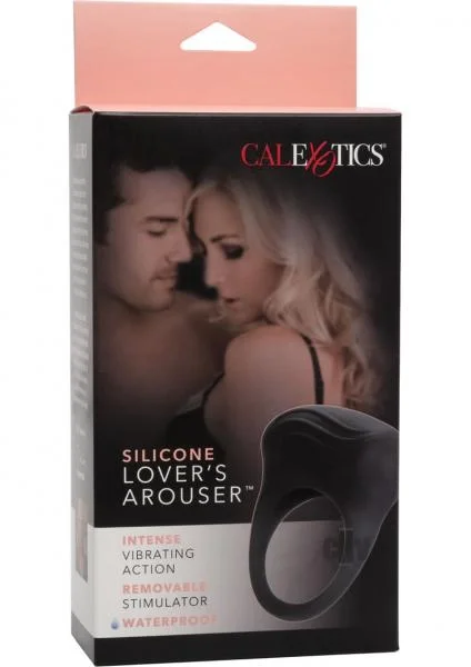 Silicone Lovers Arouser Black Vibrating Ring — image 6 of 8