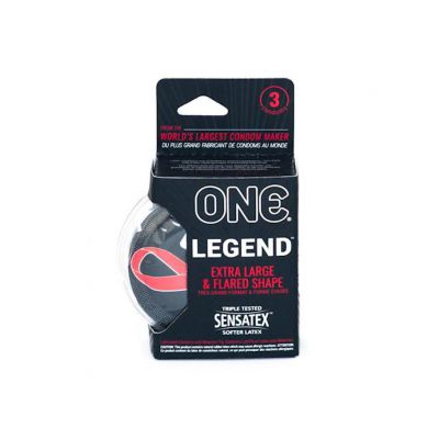 One The Legend Wide Condoms 3 Pack 3