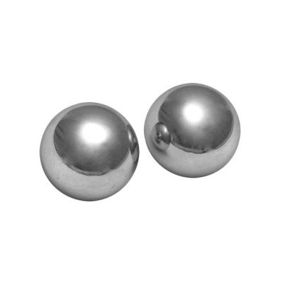Bijoux Stainless Steel Kegel Balls 115 Inch Silver
