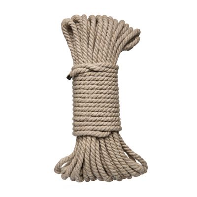 Bind Tie 6mm Hemp Bondage Rope 50ft Brown 50 Ft