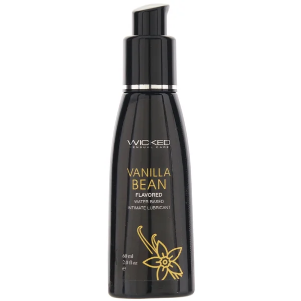 Wicked Aqua Vanilla Bean Water Based Personal Lubricant 2 fl oz