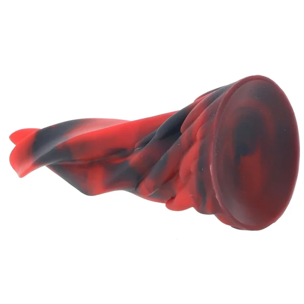 Hell Kiss Twisted Tongues 7.4" Silicone Suction Cup Dildo By Creature Cocks