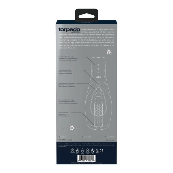 VeDO Torpedo Vibrating Masturbation Sleeve