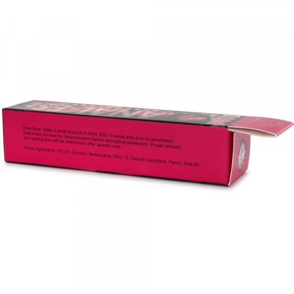 Anal-Ese Strawberry - Numbing Anal Lubricant | 1.5 Oz (45ml)