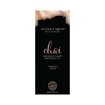 Intimate Earth Chai Massage Oil Foil 30ml 1oz