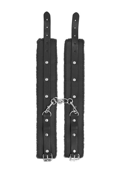 Ouch! Plush Leather Ankle Cuffs