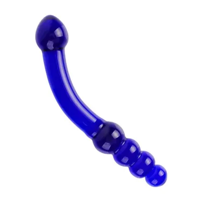Lucent Blueberry Glass Massager