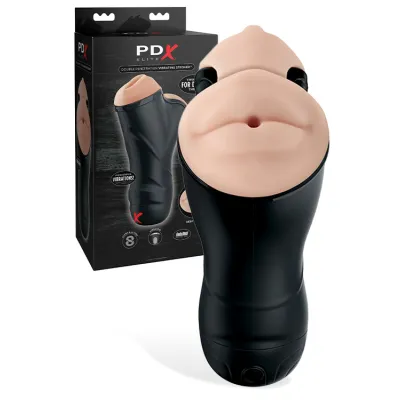 Pipedream Lifelike Dual Entry Vibrating Masturbator