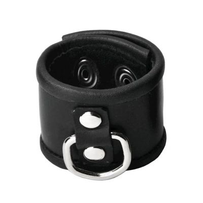 Leather Ball Stretcher With D ring 175 Inches Black