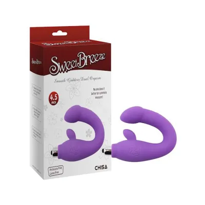 Smooth Goddess Dual Stimulator Purple 4 5 Inch