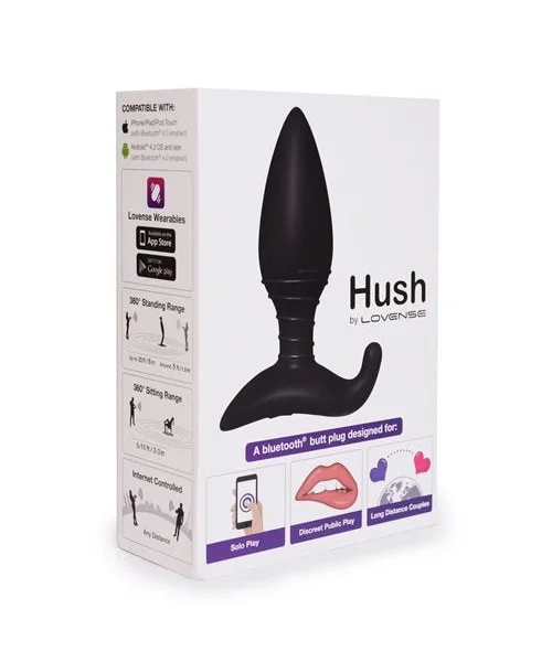 Lovense Hush 1.5" Bluetooth Vibrating Butt Plug