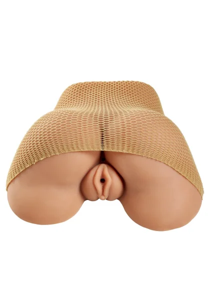 Pleasure Pussy and Ass Body Mold with Legs Wide Spread and Body Stocking