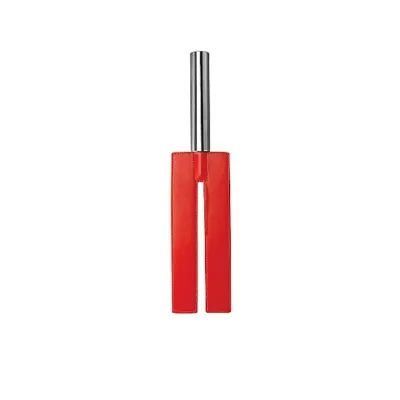 Leather Slit Paddle Red