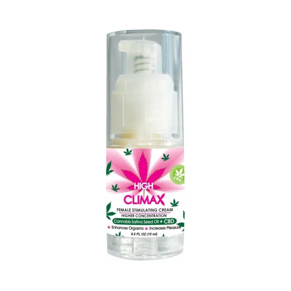 High Climax Female Stimulant With Hemp Seed Oil Display (6 Bottles 1/2 Oz Each)
