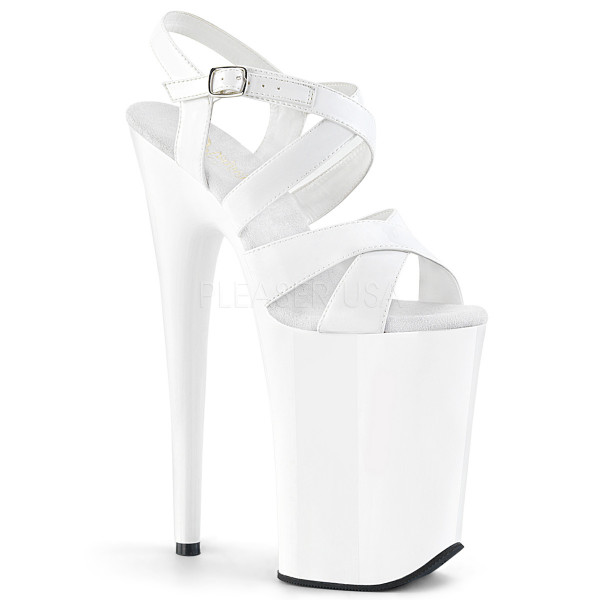 9 inches Heel, 5 1/4 inches PF Criss-Cross Ankle Strap Sandal — image 13 of 16