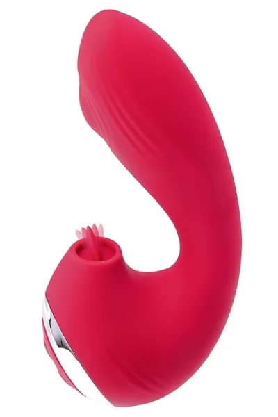 Adam and Eve 5.8" Clitoral & G-Spot Loving Thumping Vibrator with Tongue