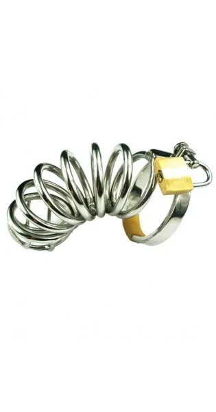 Rapture Stainless Steel Six Ring Cock Cage