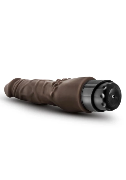 Dr. Skin - Cock Vibe 4 - 8 Inch Vibrating  Cock - Chocolate