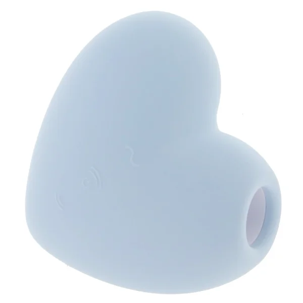 Satisfyer Cutie Heart Pressure Wave Rechargeable Waterproof Clitoral Stimulator - Blue