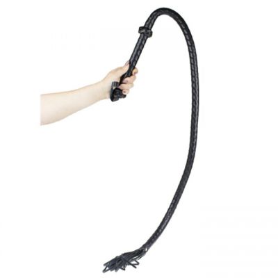 Bondara Black Monstrous Flogger Whip 54 5 Inch