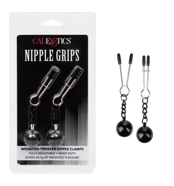 Nipple Grips Weighted Tweezer Nipple Clamps