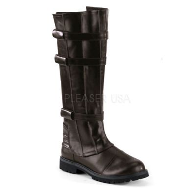 WALKER 130 Super Hero Brown Pu Men s Knee Boot