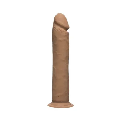 The Ultraskyn Realistic Dildo With Balls Tan 10 Inch