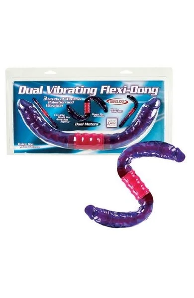 Dual Vibrating Flexi-Dong Purple — image 5 of 6