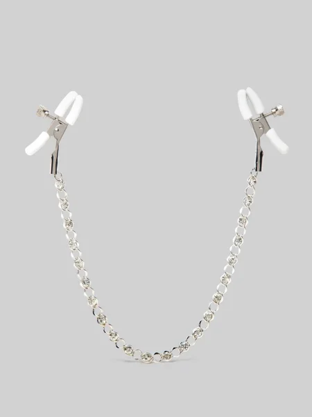 Crystal Chain Nipple Clamps