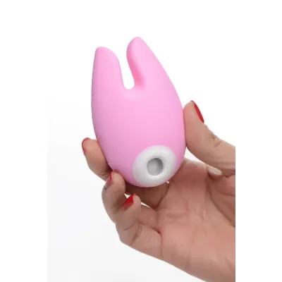 Sucky Bunny Silicone Clitoral Stimulator Pink