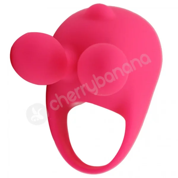 Cherry Banana Pink Finger Bunny Vibrator