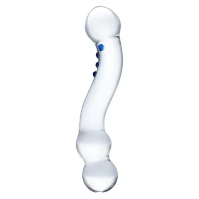 Glas 6 inch Textured G Spot Glass Dildo