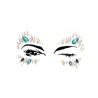 Desna Adhesive Face Jewels Sticker 6pk