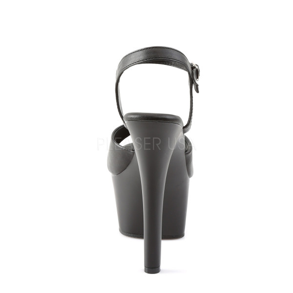 6 inches Heel, 2 1/4 inches PF Vegan Friendly Ankle Strap Sandal — image 16 of 25