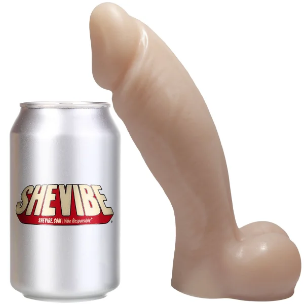 The Fascinos 8.25" Silicone Realistic Dildo By Uberrime - Vanilla