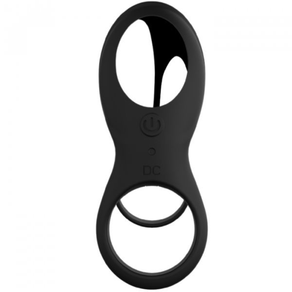 Vibrating Silicone Cock Cage With Clit Stimulator