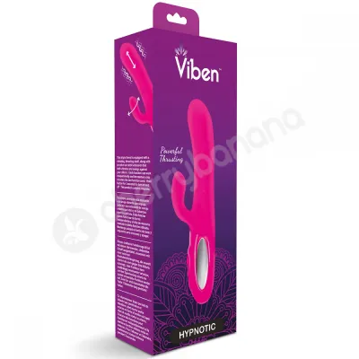 Viben Hypnotic Pink Multi Function Thrusting Rabbit Vibrator