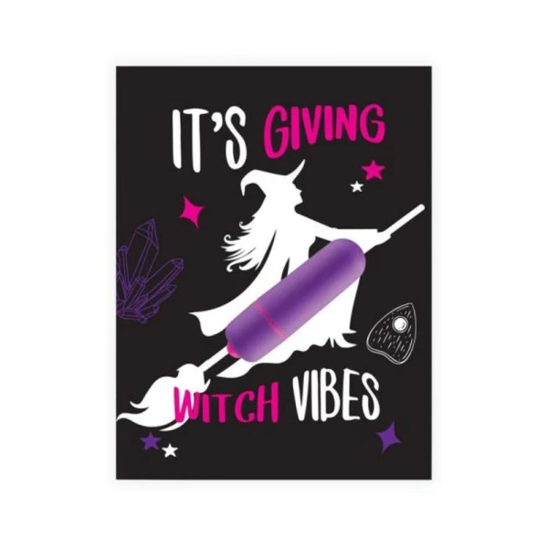 Games & Novelty: Naughty Vibes It's Giving Witch Vibes Greeting Card