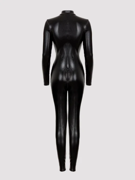 Lovehoney Plus Size Fierce Wet Look Zipper Catsuit