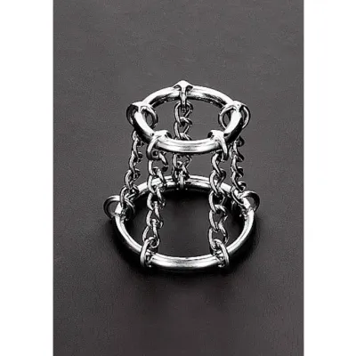 Chain Cock Cage Silver