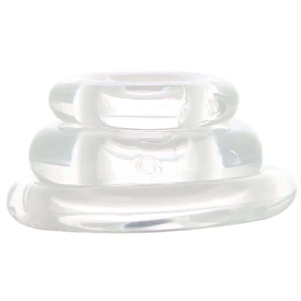 Screaming O Ring O x 3 Clear Cockrings