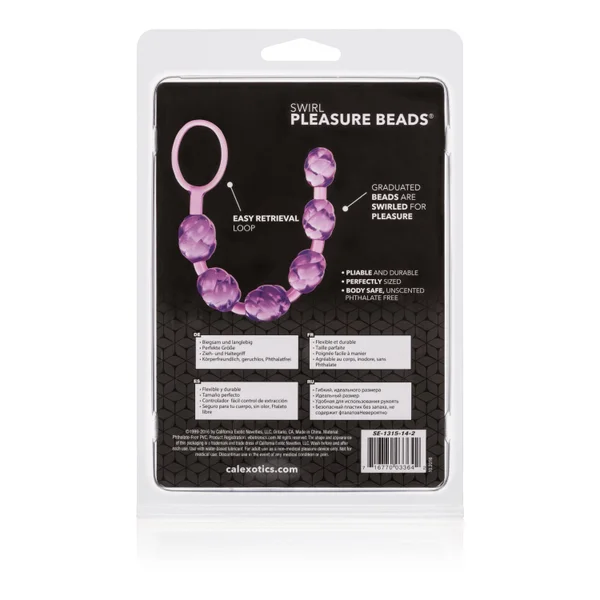 Swirl Pleasure Beads Purple — image 12 of 14