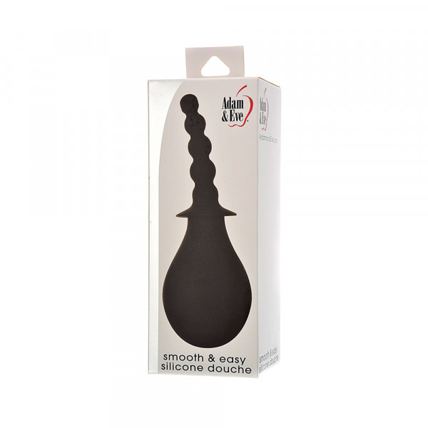 Adam & Eve Smooth&easy Silicone Douche Black